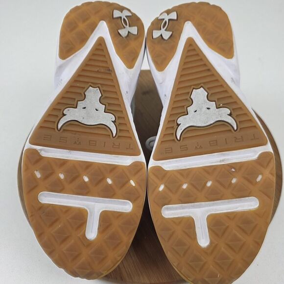 Under Armour Project Rock Shoes Mens Size 10 White HOVR Training Sneakers Gym - Picture 12 of 16